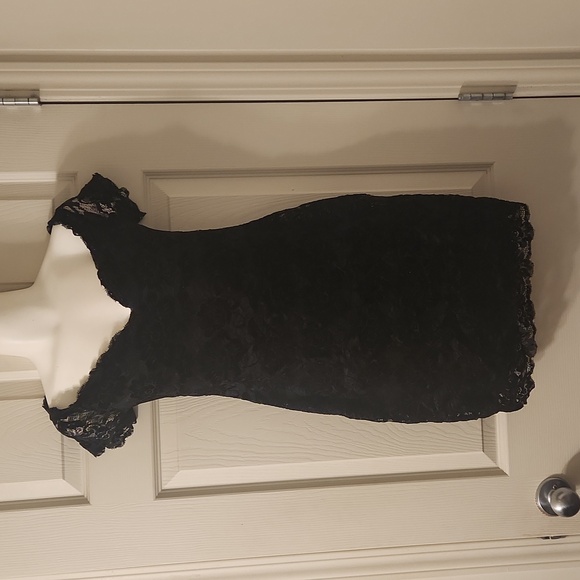 Guess velvet and lace mini dress - Picture 1 of 5